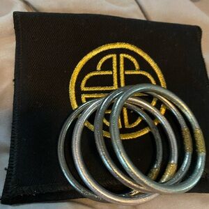 Ombré silver Budha girl